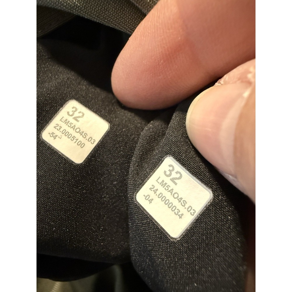 Lot 2 Lululemon ABC Slim Fit Trousers Mens 32x30 Warpstreme Green Blue LM5A04S - Picture 2 of 12